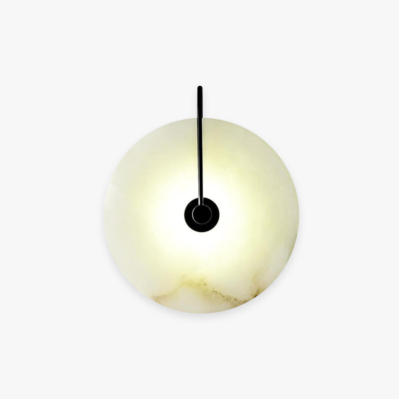 Avi Round Bedside Wall Light Marble - Letslighting