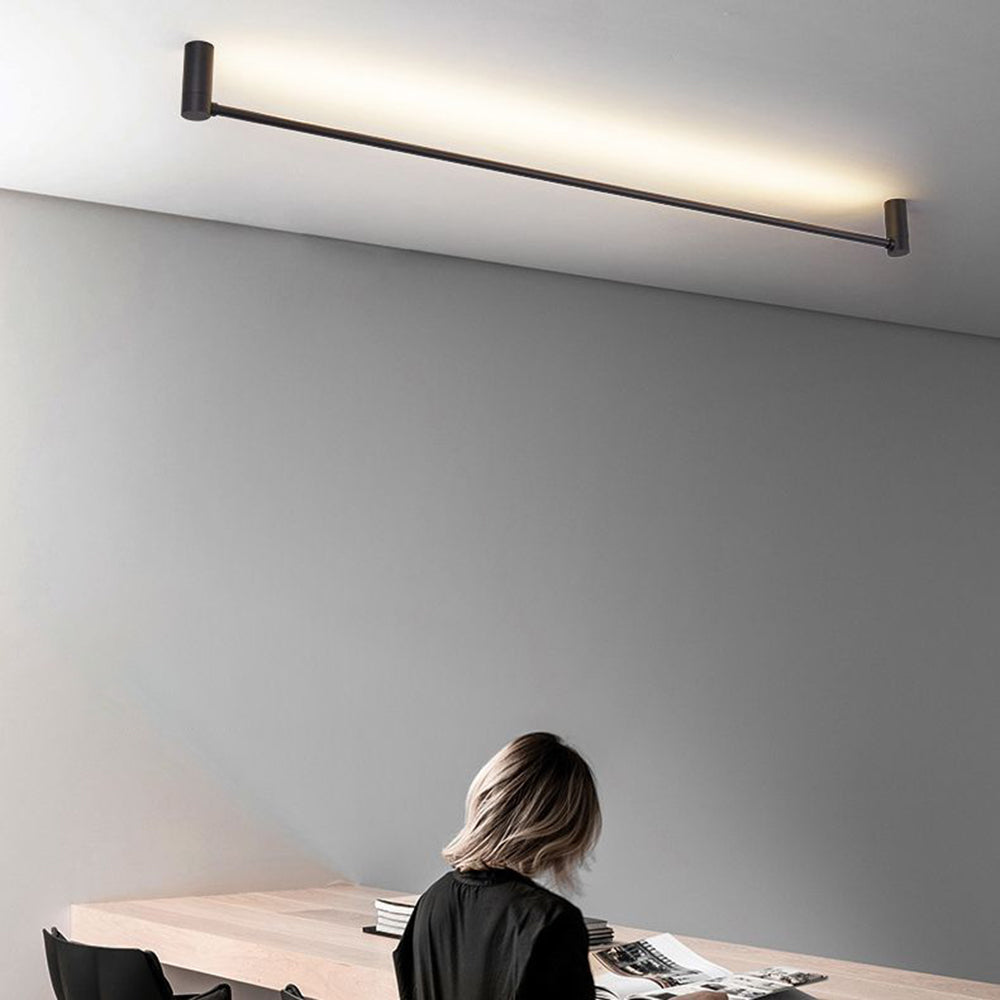Arisha Minimalist Flush Mount Ceiling LighMetal/Acrylic Hallway