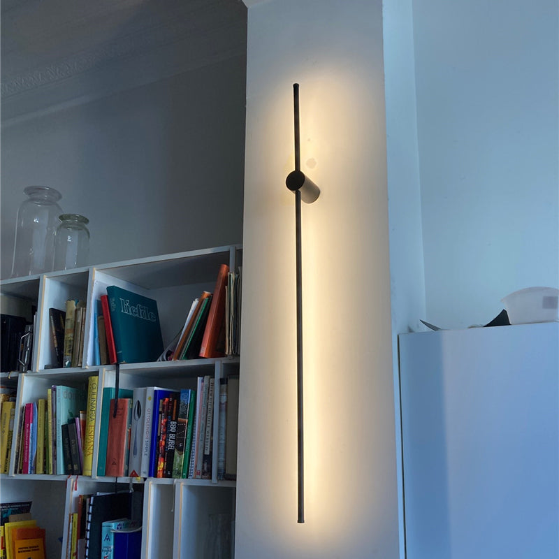 Arisha Minimalist Rotatable Linear LED Outdoor Wall Lamp Corridor Garden