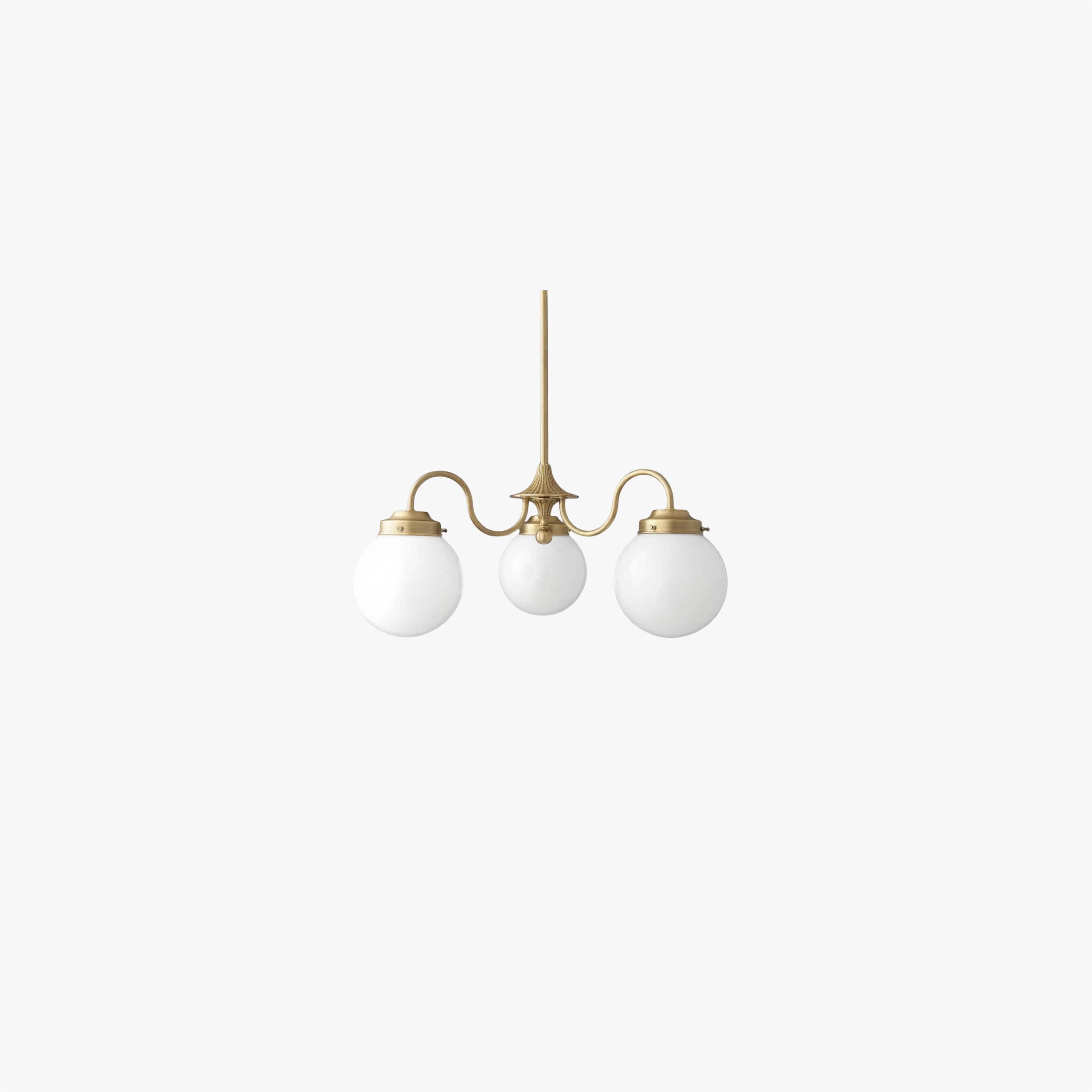 Pearl 3-Light Glass Chandelier