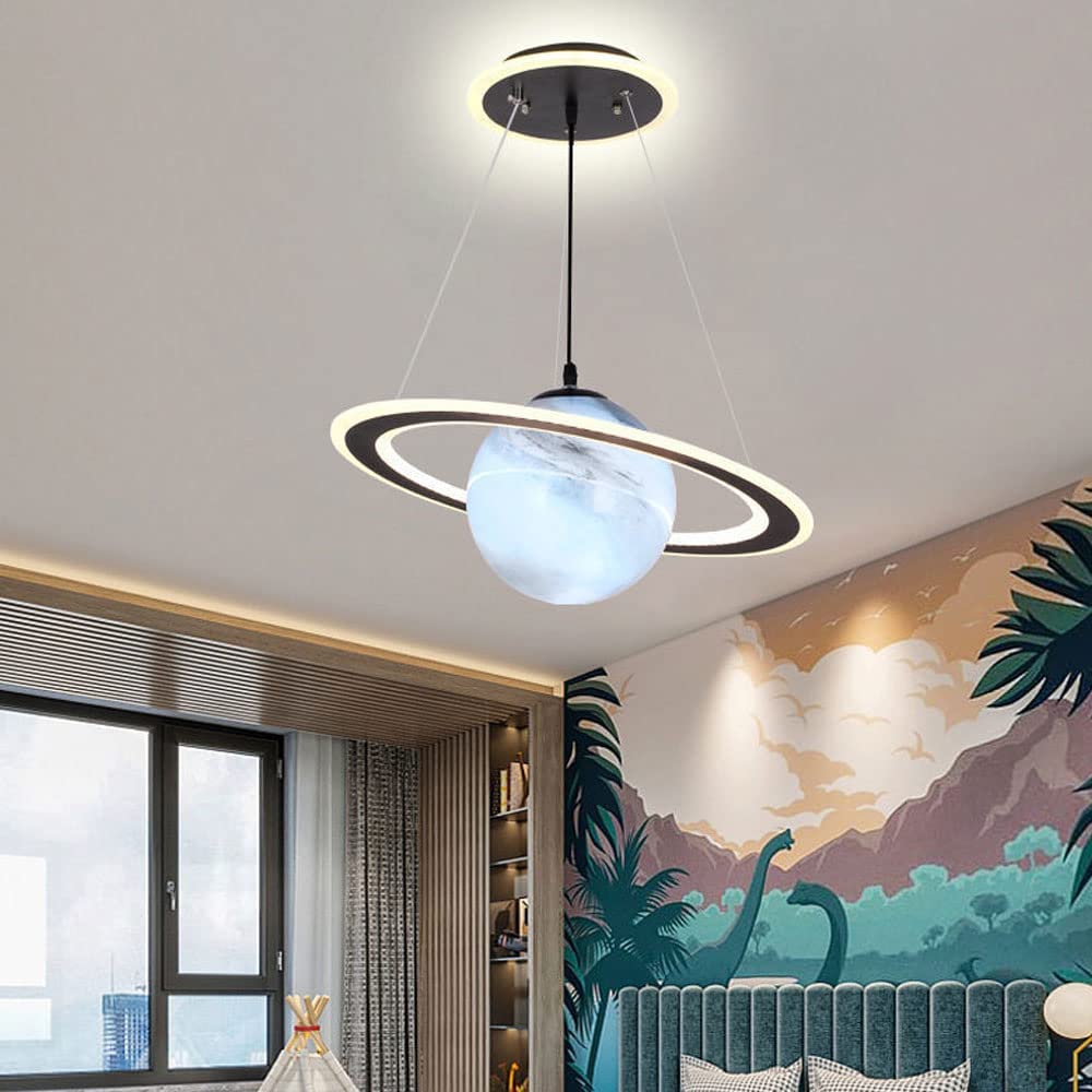 Aria Designer LED Pendant Light Star Blue Orange Children's Room - Letslighting