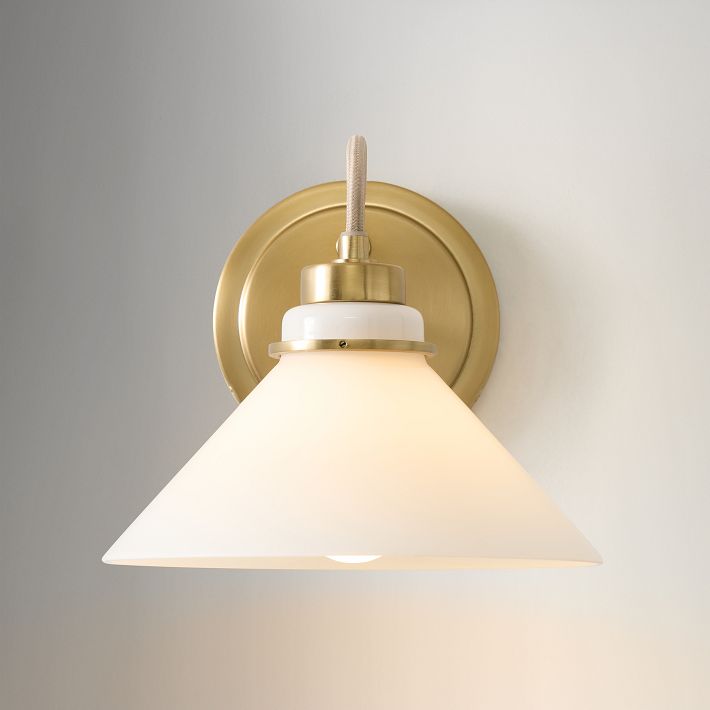 Grange Wall Lamp Metal&Glass
