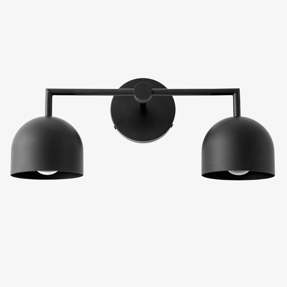 Chroma Brass White Wall Light Contemporary Living Room