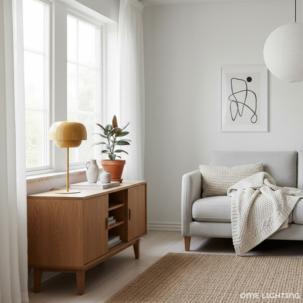 Orbit Contemporary Metal Dual Shade Lamp