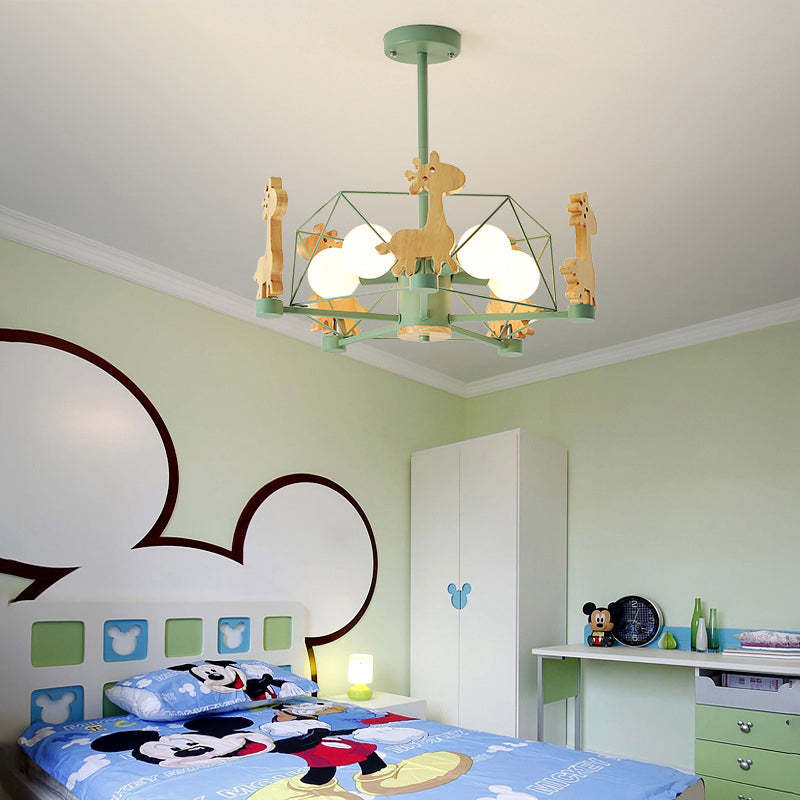 Arisha Giraffes LED Flush Mount Ceiling Light - Letslighting