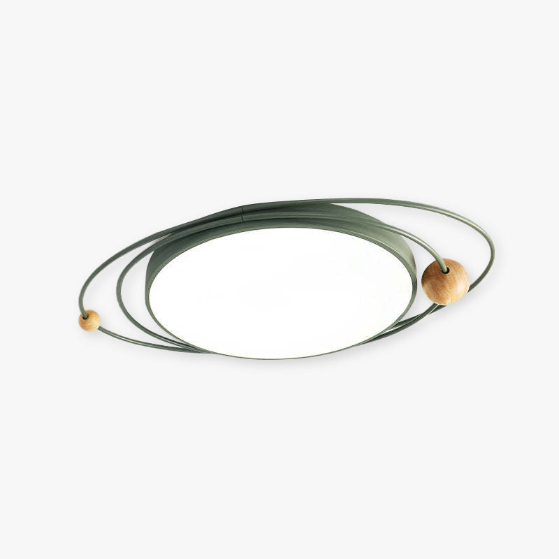 Arisha Modern Ceiling Light LED Wood Living Room - Letslighting