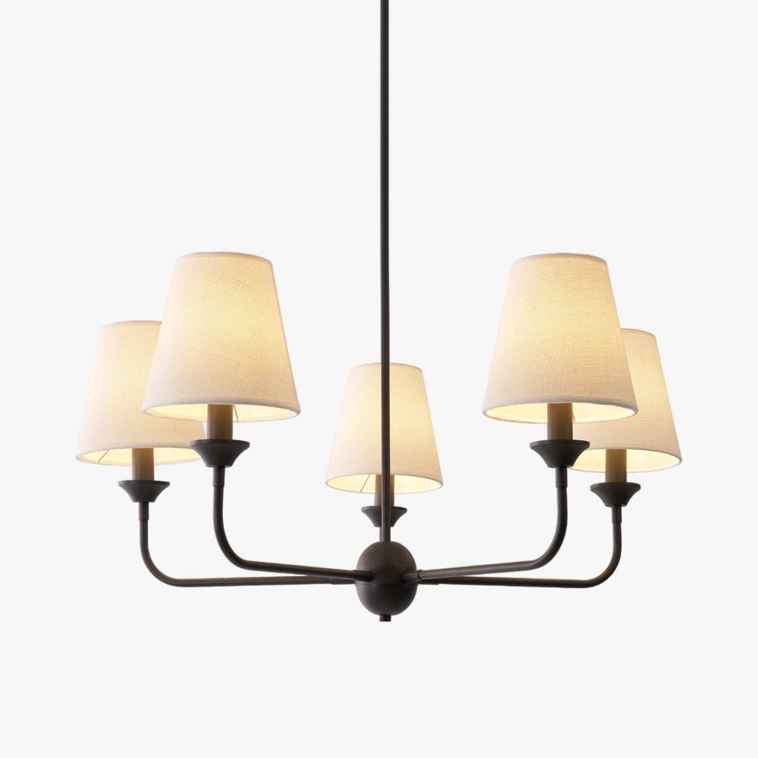 Zesorel Vintage Industrial Fabric Chandelier - Letslighting
