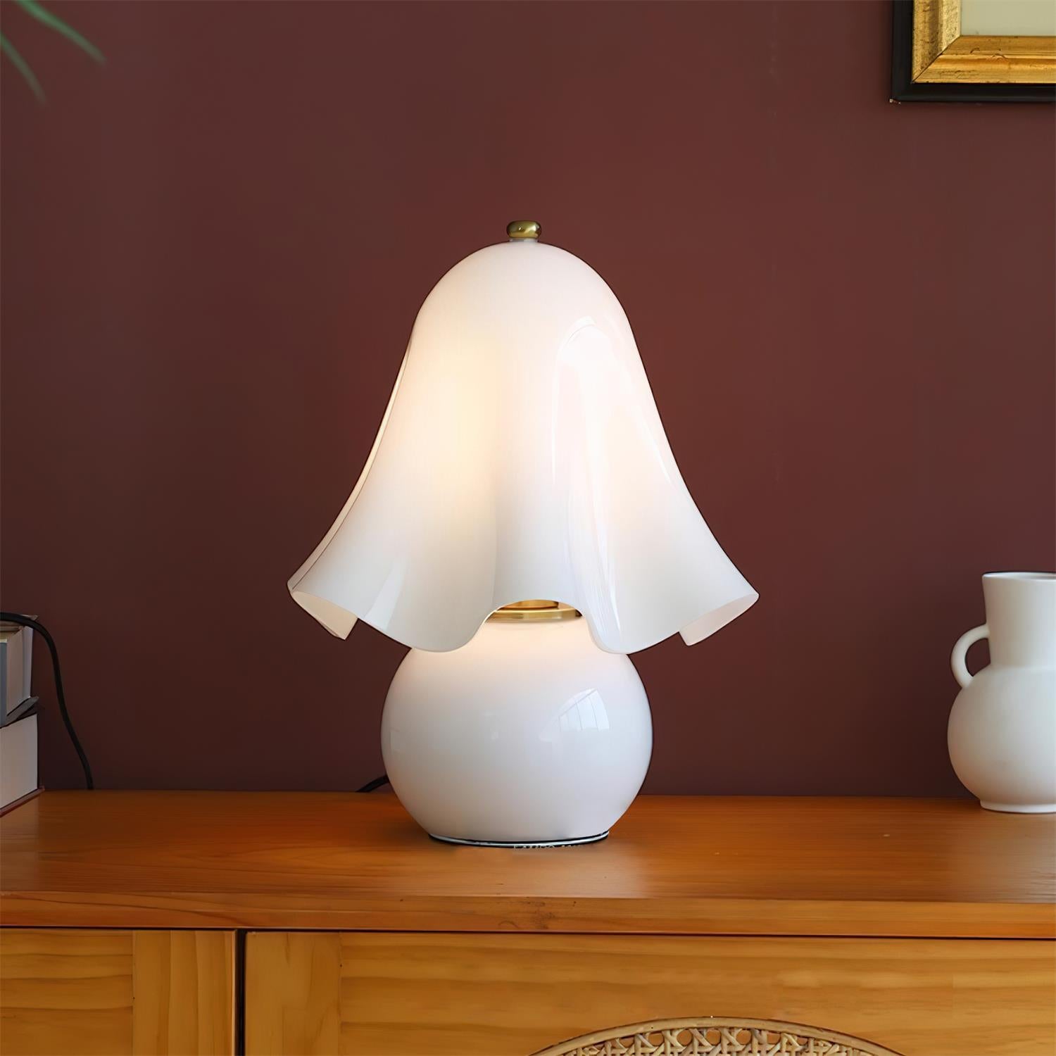 Musa Table Lamp Sculptural Bell Flower Bedroom