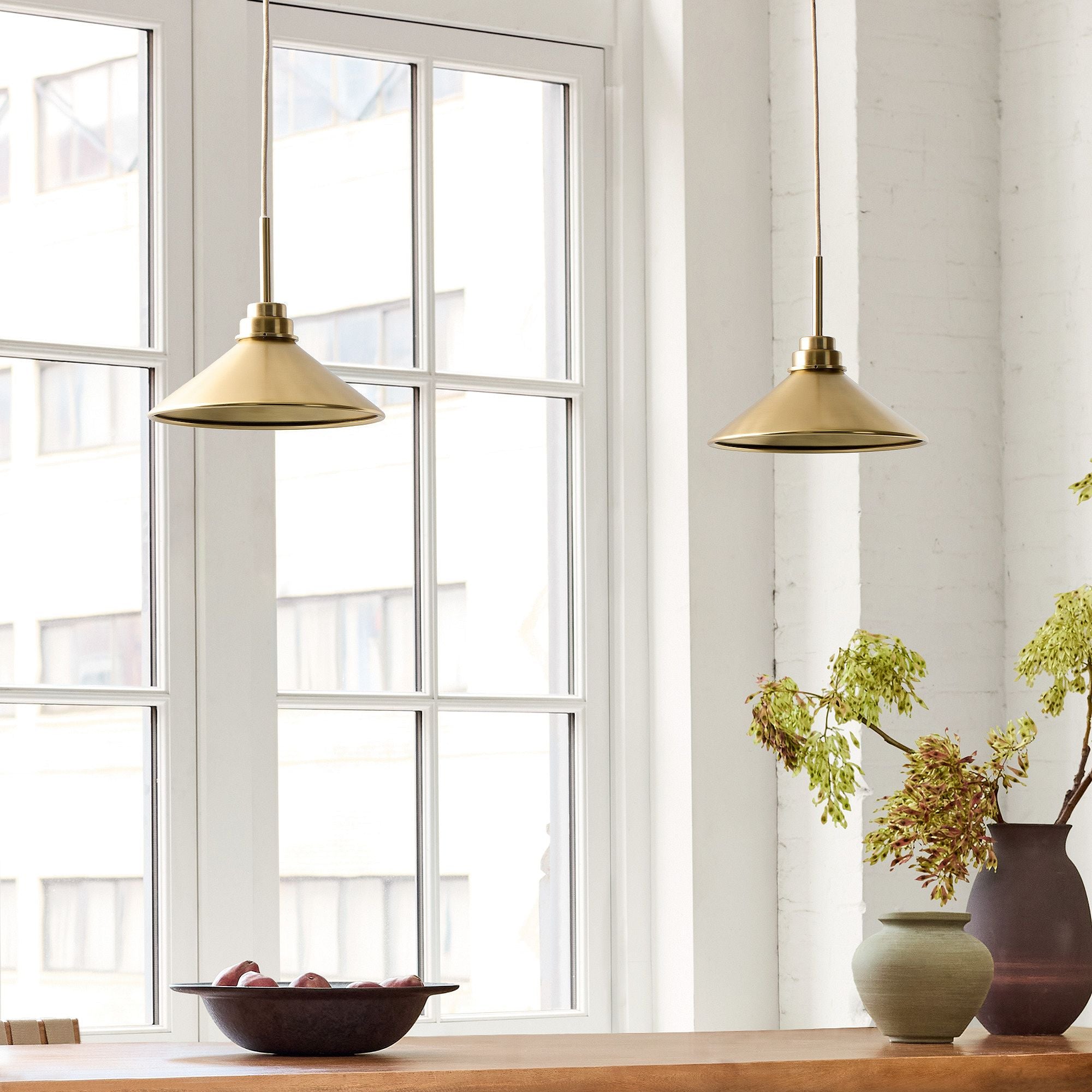 Grange Pendant Light Metal&Glass