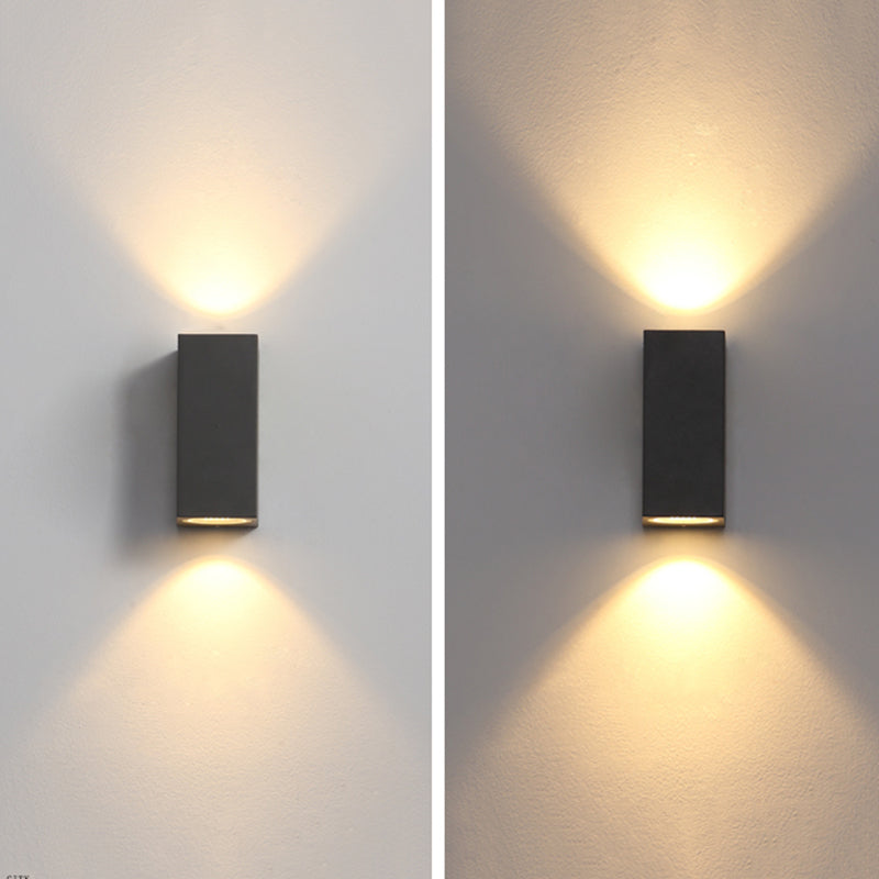 Ray Minimalist Square Outdoor Wall Lamp - Letslighting