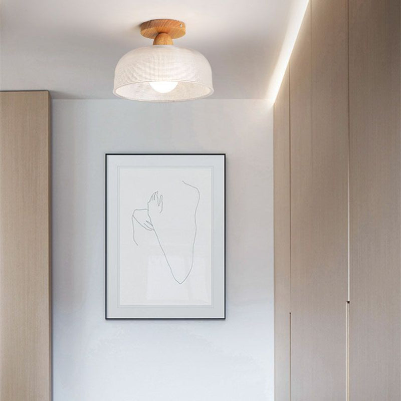 Arisha Nordic Minimalist Semi-Flush Mount Ceiling Light
