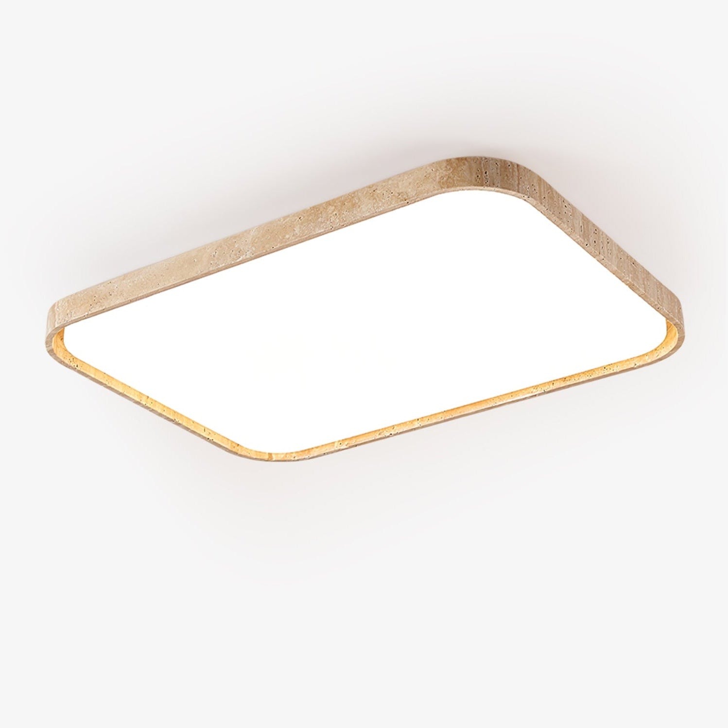 Lumo Modern Travertine Ceiling Light