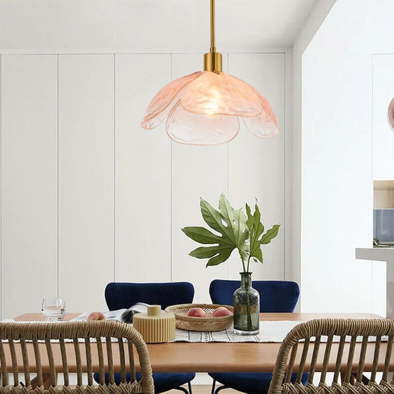 Valentina Modern Pendant Light Metal/Glass Bedroom/Living Room - Letslighting