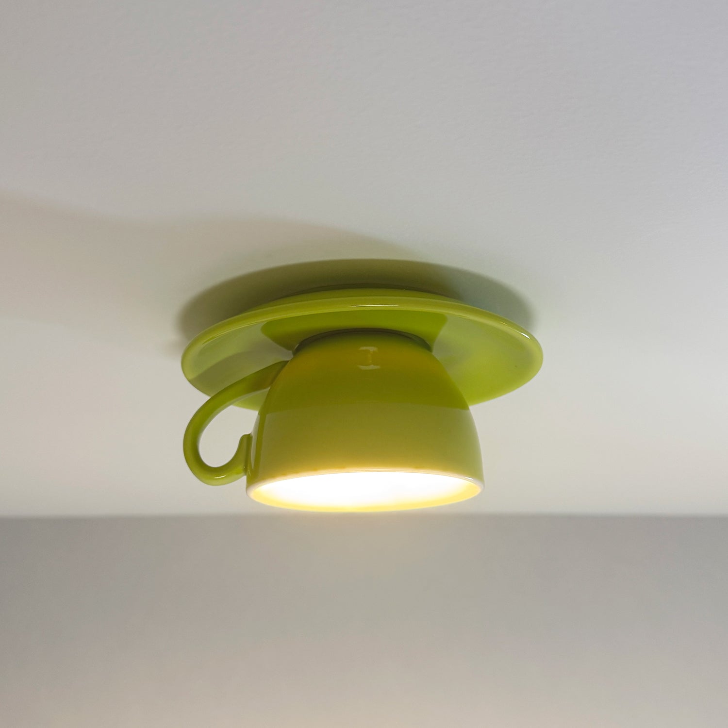 Valentina Modern Coffee Cups Ceramic Flush Ceiling Lighting - Letslighting
