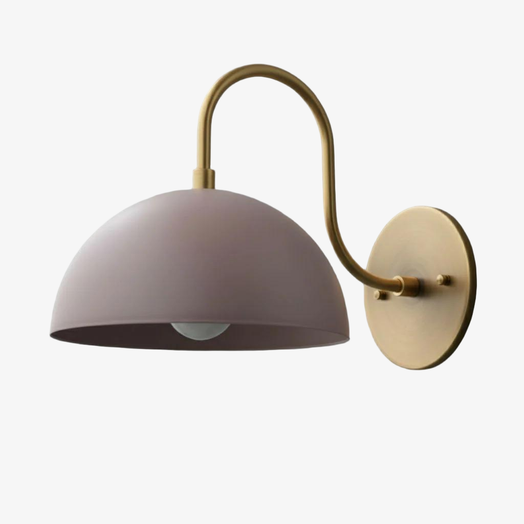 Disc Wall Sconce Metal Modern Vintage Hallway