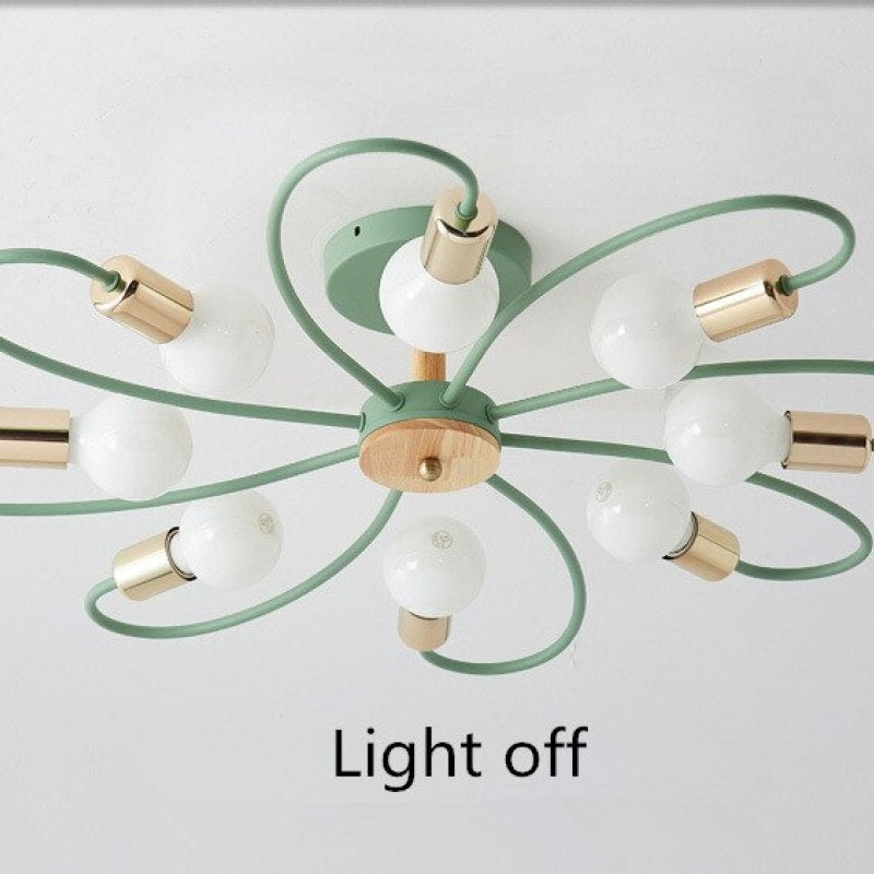 Arisha Elegant Glass Flush Mount Ceiling Light - Letslighting