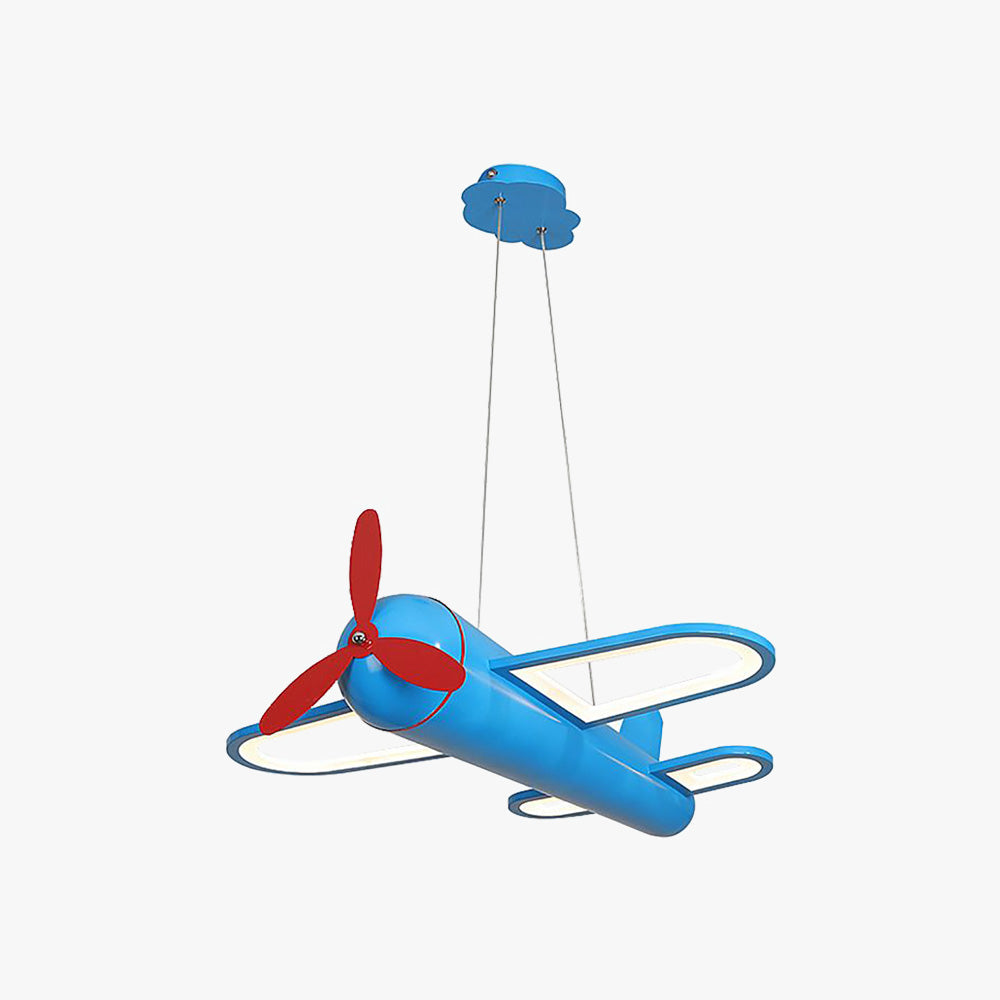 Arisha Decorative Airplane Metal Pendant Light Children's Room