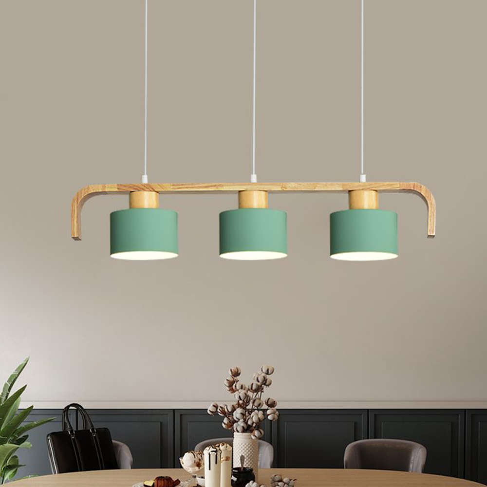 Valentina Pendant Light Cylinder Nordic Bamboo Bedroom
