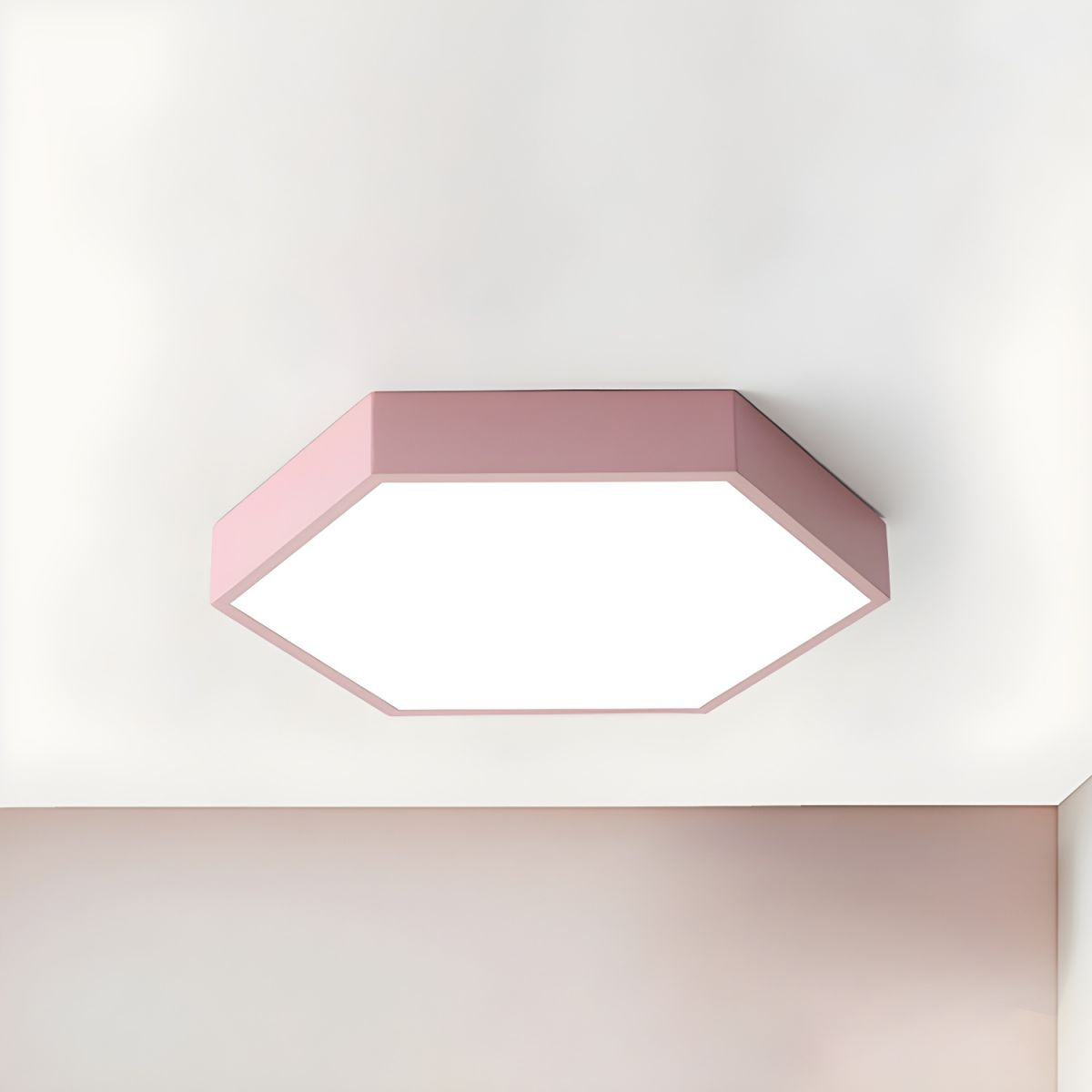 Valentina Modern Hexagon LED Flush Mount Ceiling Light - Letslighting