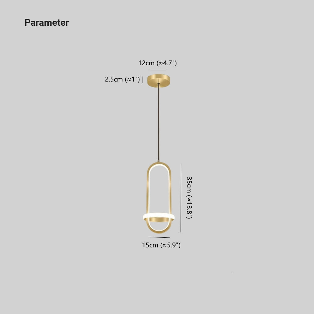 Arisha Modern Minimalist LED Ring Pendant Light - Letslighting