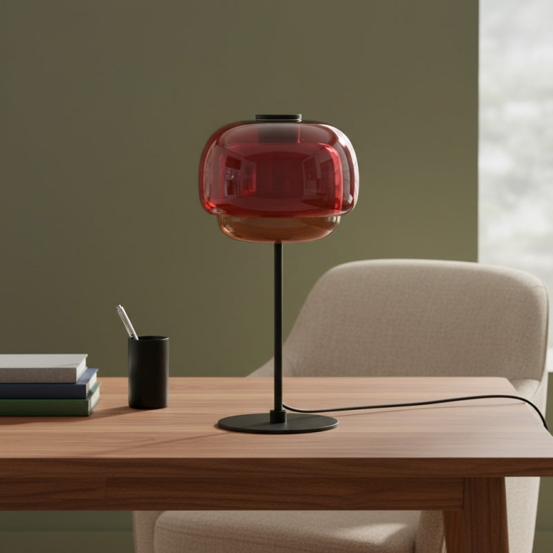 Orbit Glass Table Lamp For Living Room