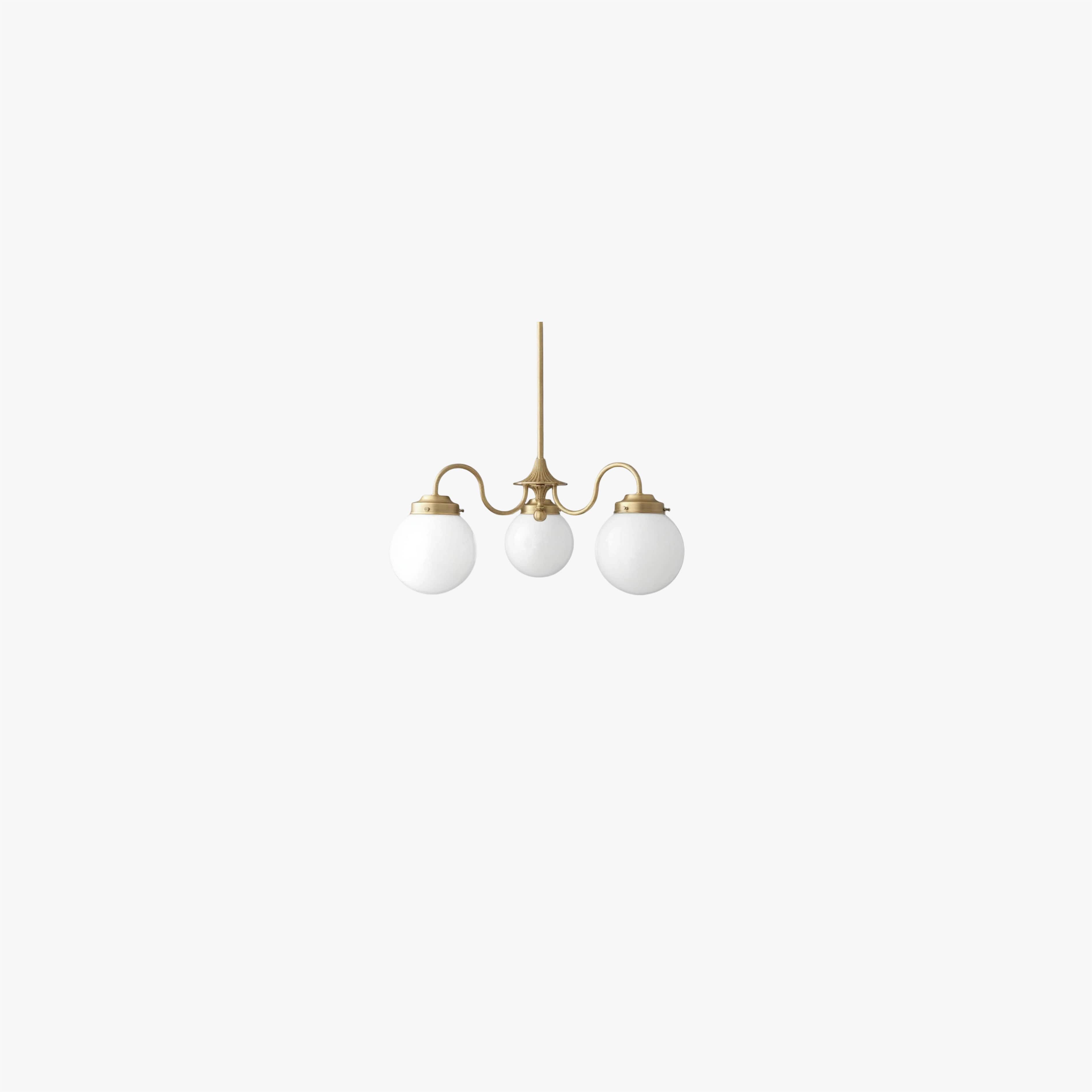 Pearl 3-Light Glass Chandelier