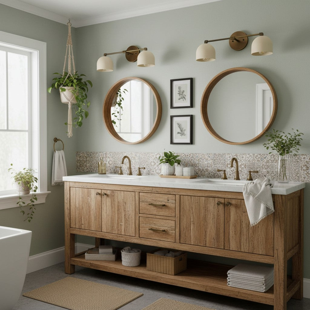 Chroma Dome Brass Wall Sconce Modern Bathroom