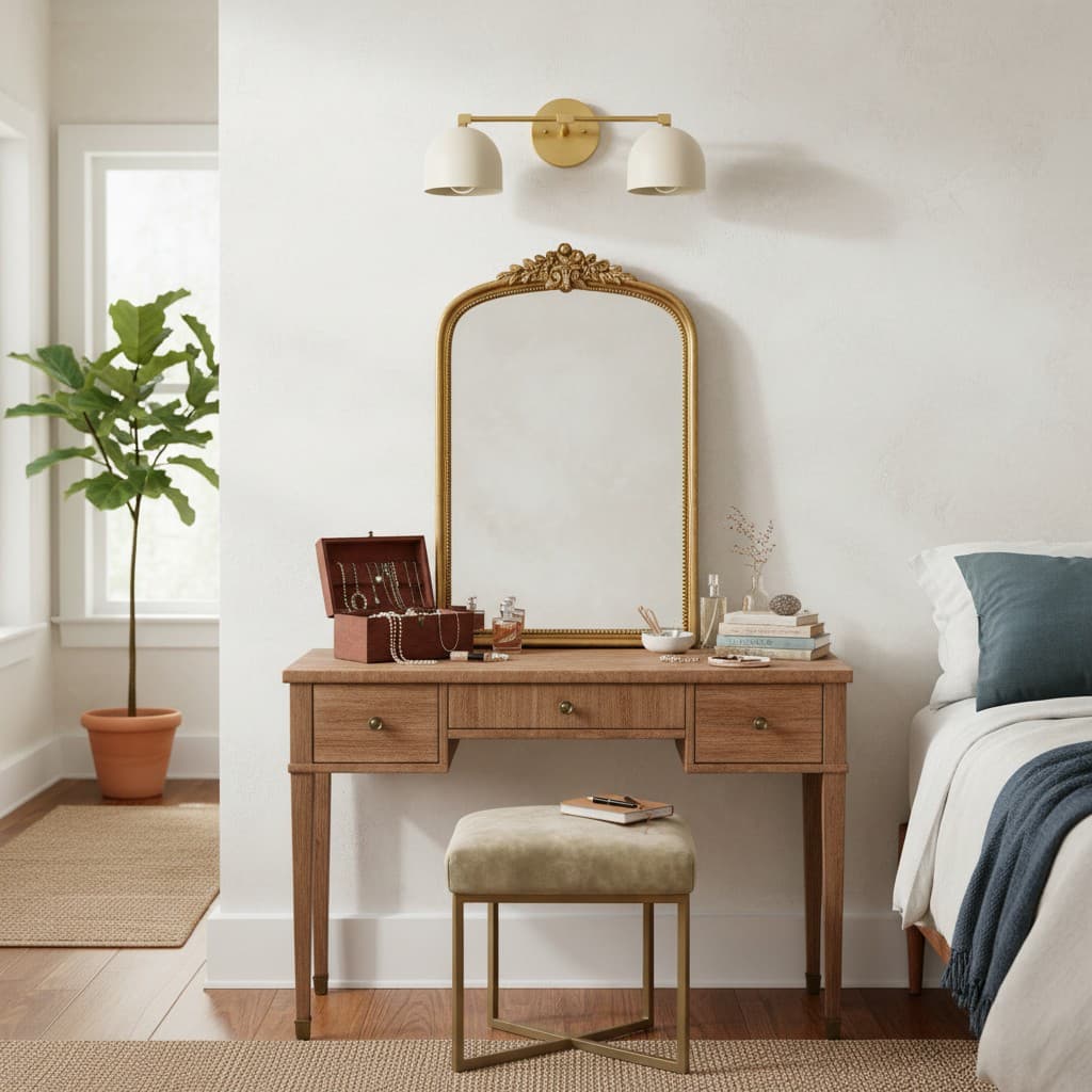 Chroma Dome Brass Wall Sconce Modern Bathroom