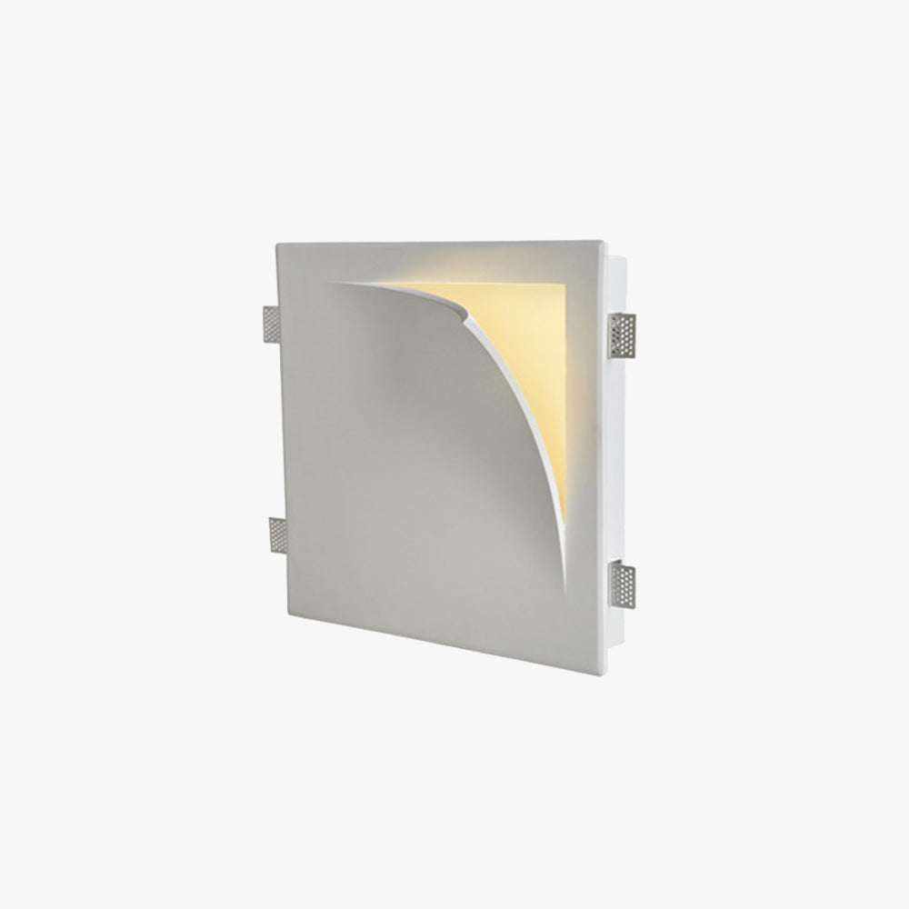 Aria Modern Recessed Metal Plaster LED Wall Lamp - Letslighting