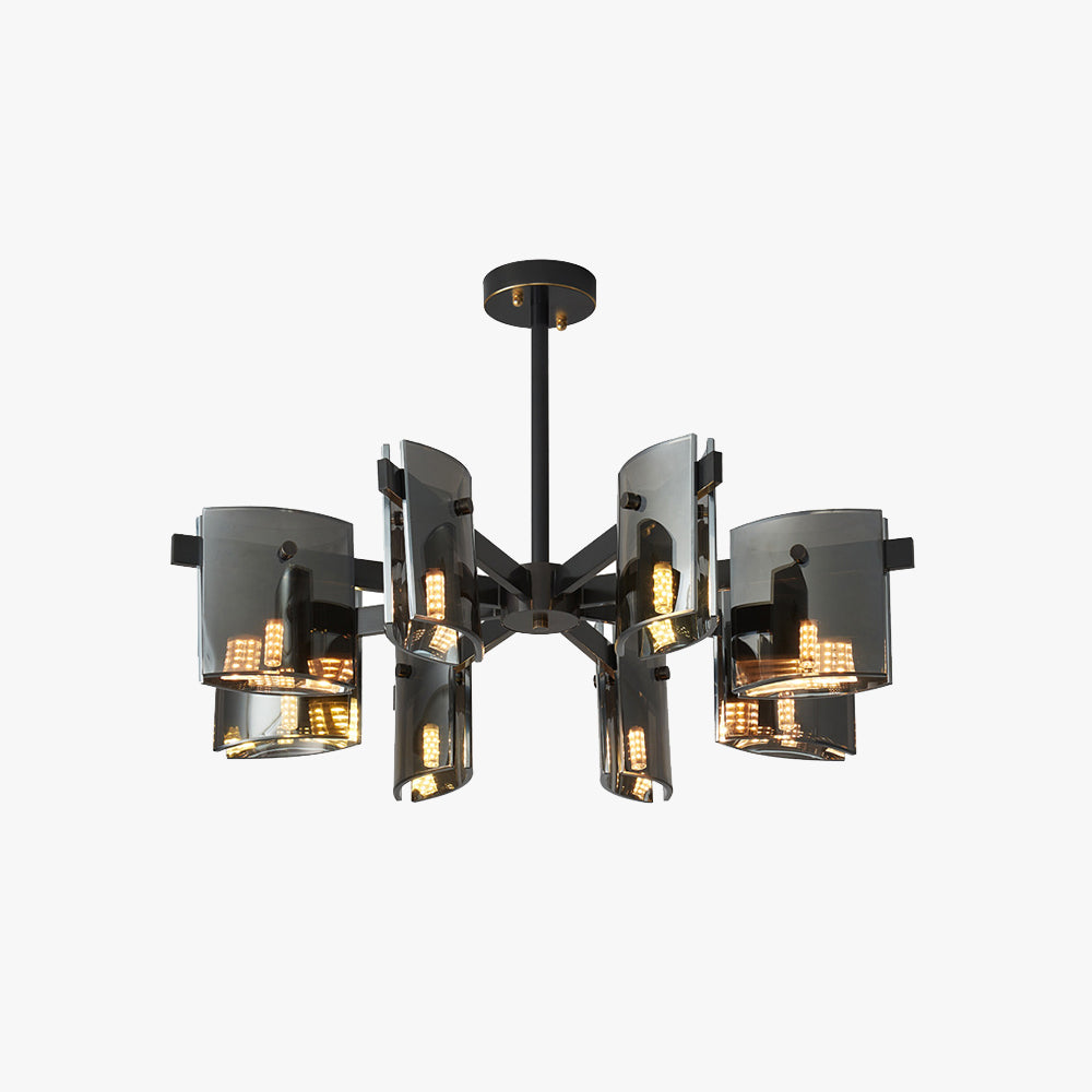 Arisha Minimalist Multi Head Metal Pendant Light