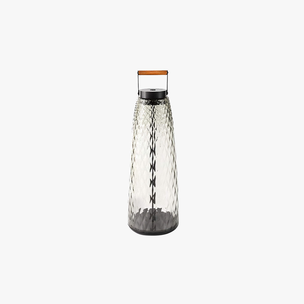 Valentina Vintage Lantern Metal/Glass Outdoor Floor Lamp
