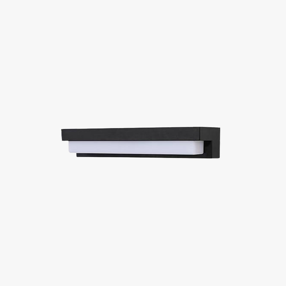 Ray Minimalist Solar Linear Acrylic Outdoor Wall Lamp - Letslighting