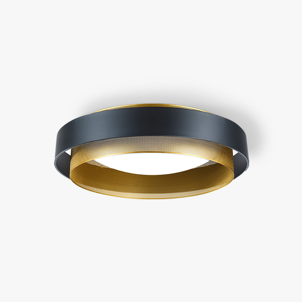 Arisha Modern Ring Metal Acrylic Flush Mount Ceiling Light