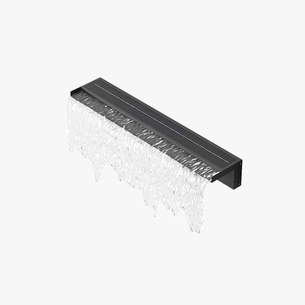 Arisha Modern Minimalist Acrylic Solar Waterproof Outdoor Wall Lamp - Letslighting