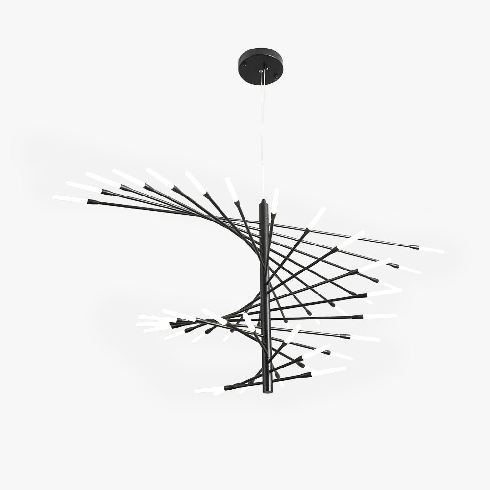 Arisha Modern Chandelier Metal Acrylic Living Room