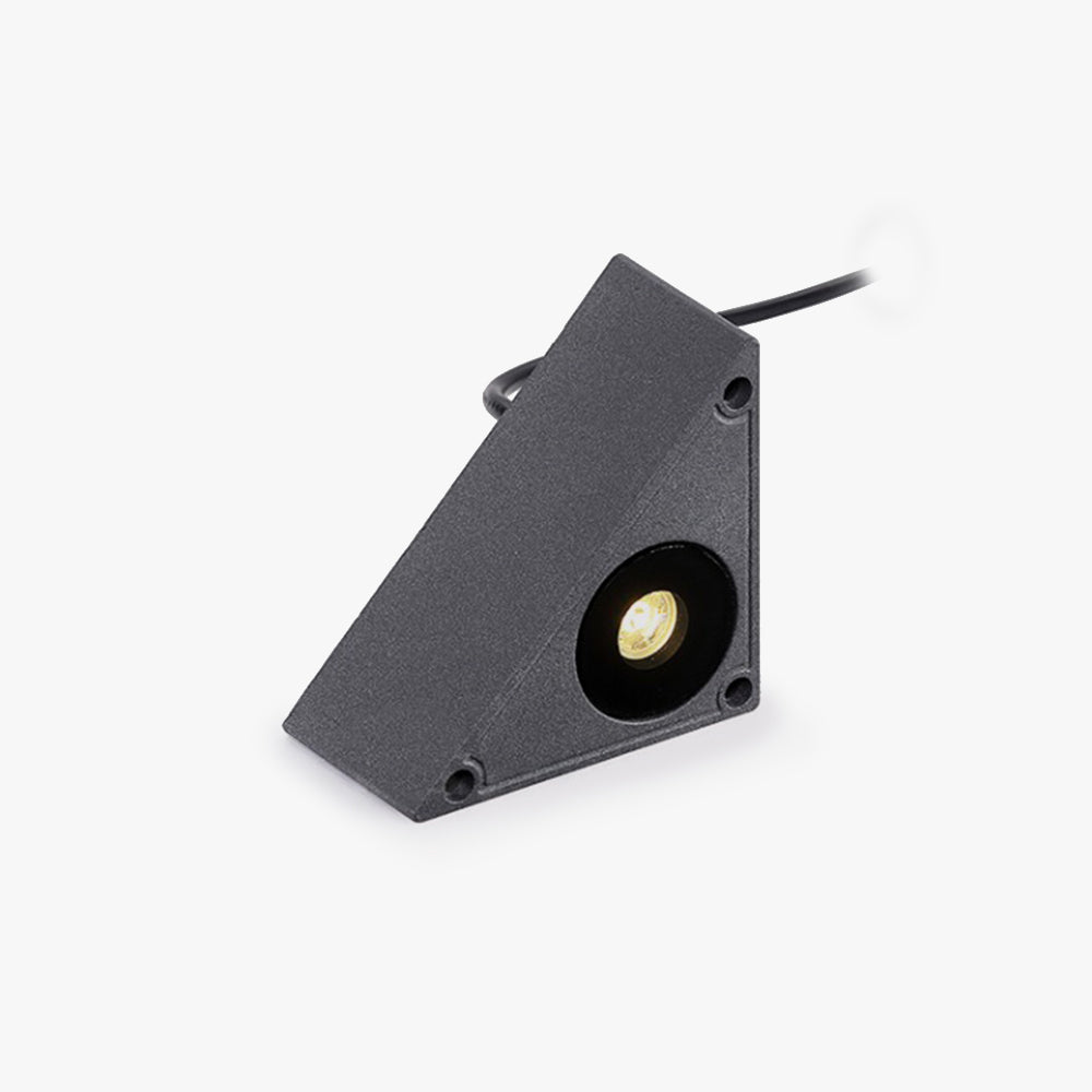 Ray Modern Triangle Motion Sensor Outdoor Deck Step Light