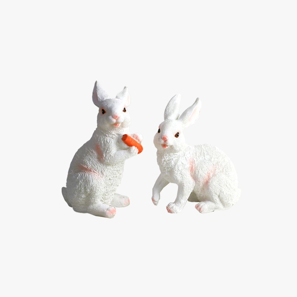 Aria Cute Rabbit Resin Outdoor Floor Lamp - Letslighting