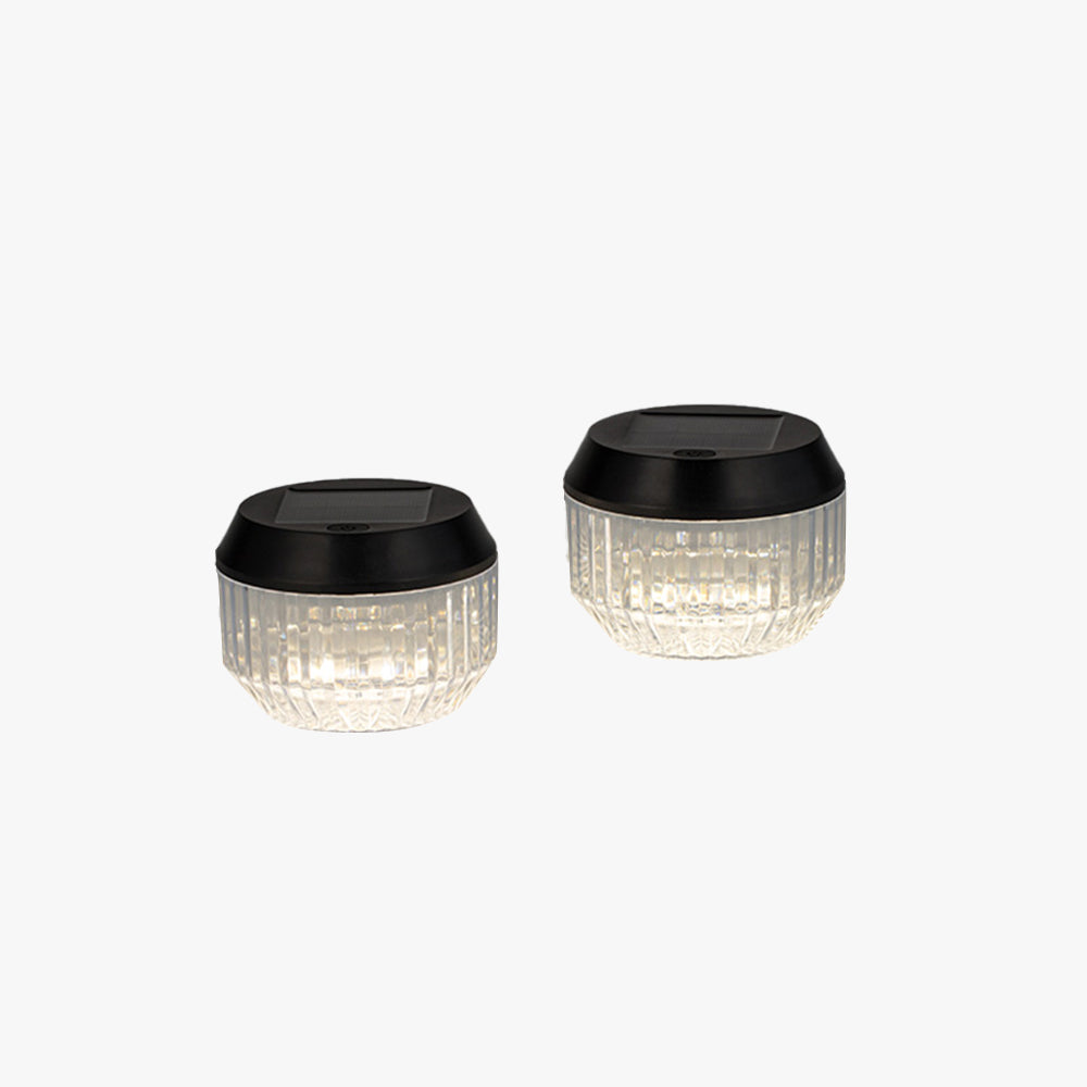 Ray Round LED Solar Powered Lamp de Table Exterieur