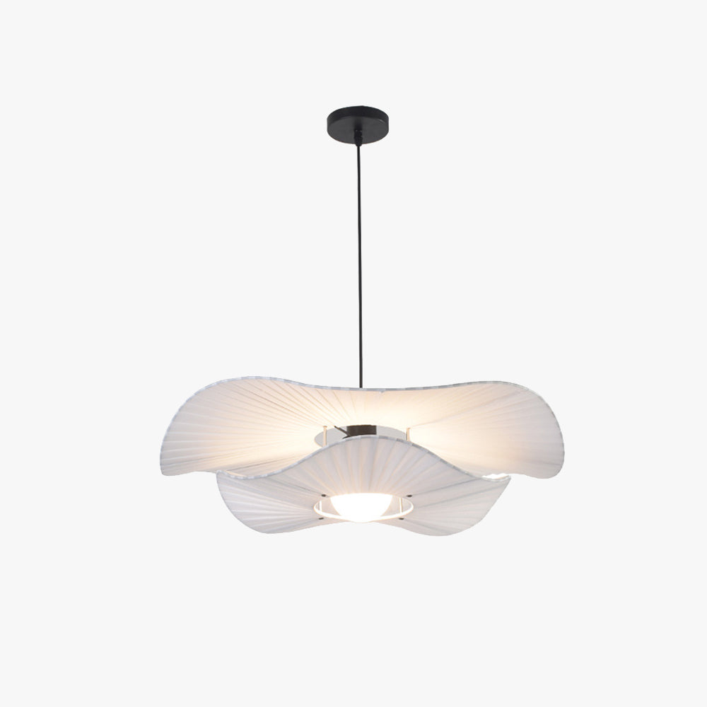 Renée Modern Nordic Cloth Metal Shell Pendant Light