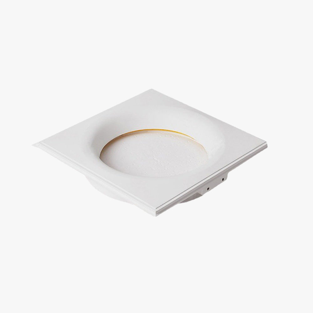 Elif Decorative Moon Metal Gypsum Wall Lamp
