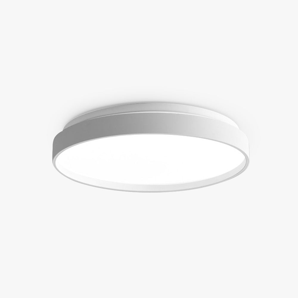Arisha Minimalist Round Metal Acrylic Flush Mount Ceiling Light