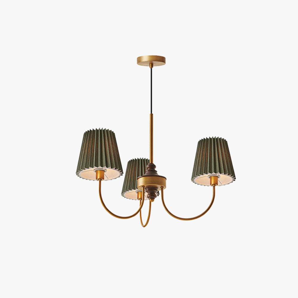 Silva Modern Retro Fabric Chandelier - Letslighting