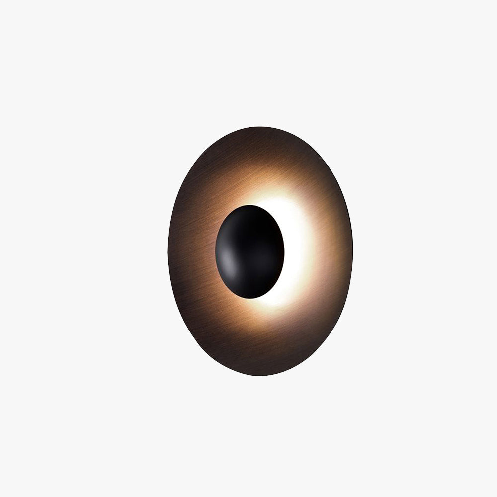 Ray Designer Round Metal Outdoor Wall Lamp