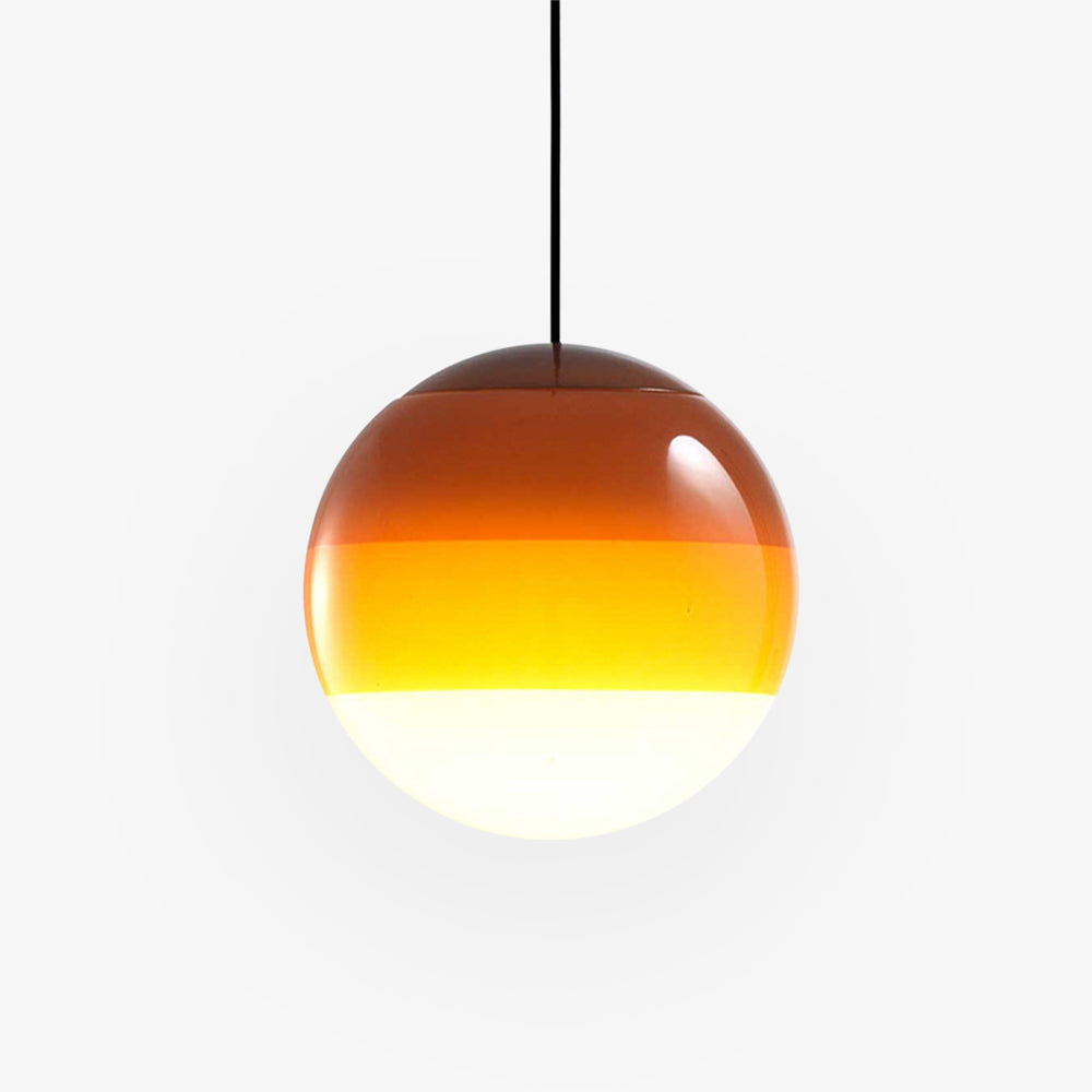 Valentina Contemporary Colorful Glass Bubble Pendant Light