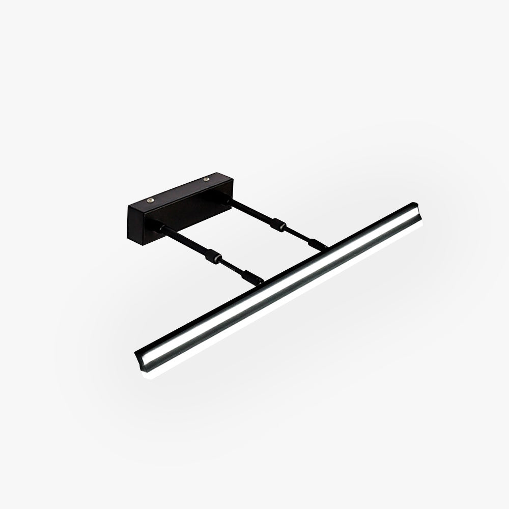 Arisha Industrial Linear Metal Acrylic Wall Lamp