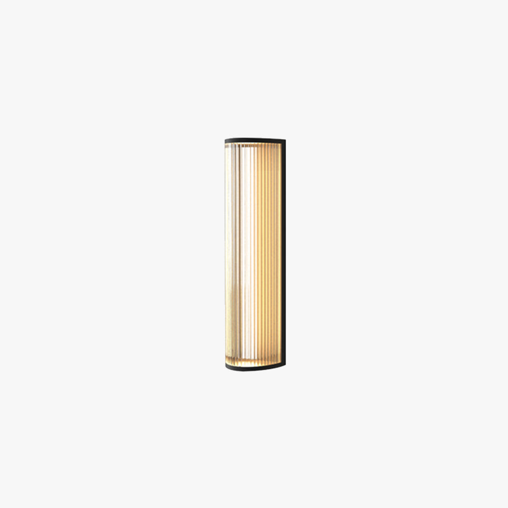 Orr Modern Semi-Cylindrical Outdoor Metal Wall Lamp