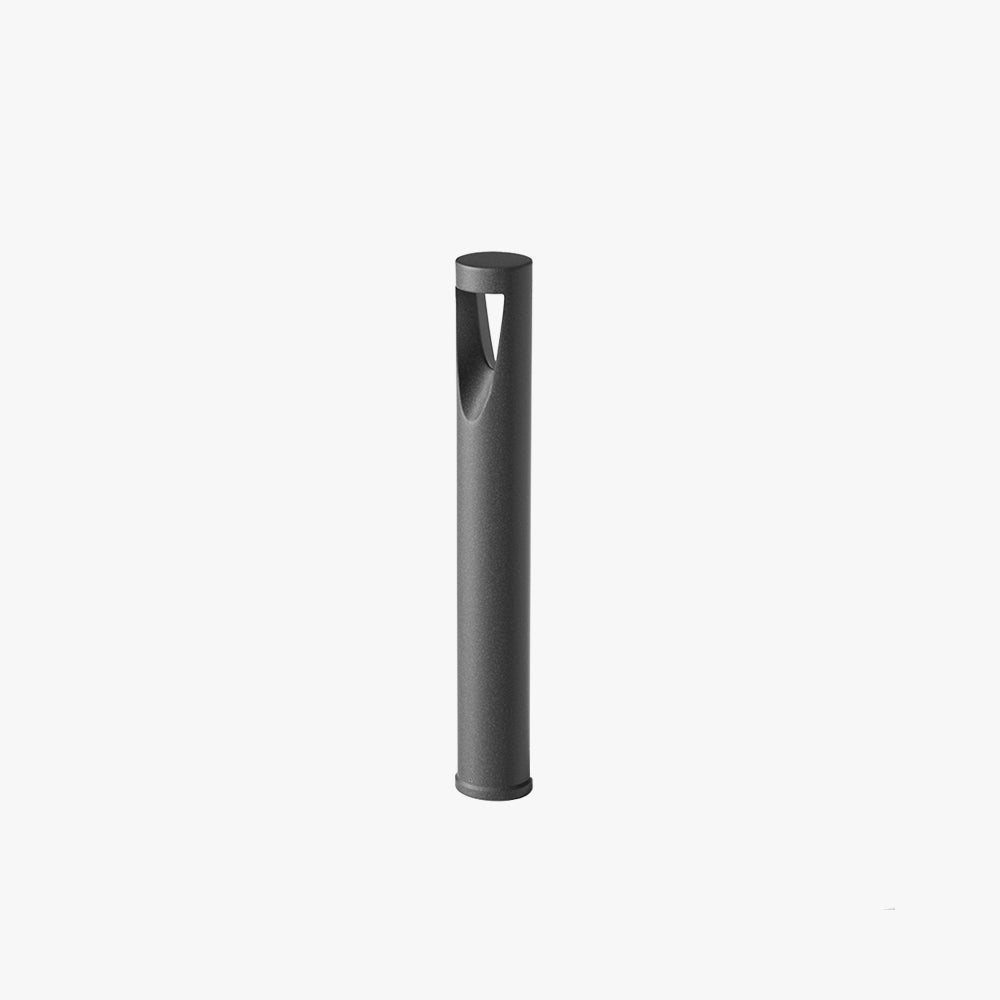 Ray Contemporary Metal Cylindrical Hollow Outdoor Path Light