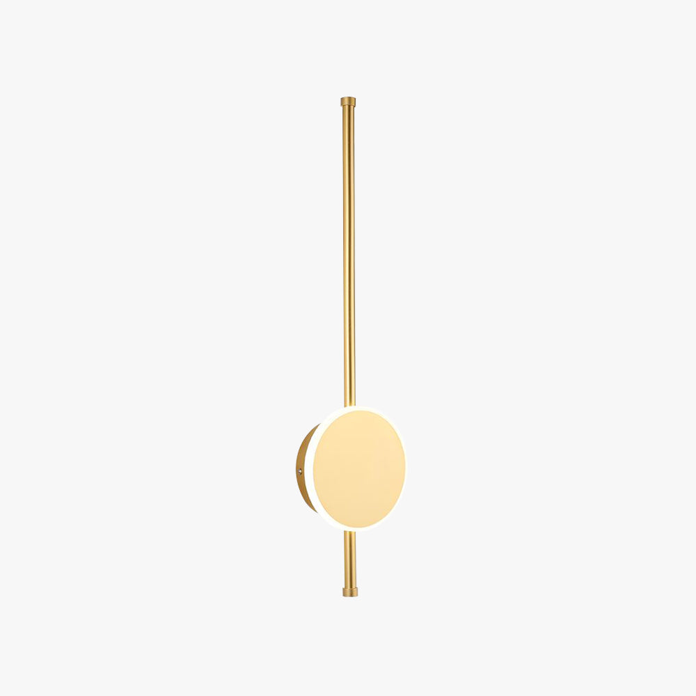 Arisha Modern Round Linear Metal Wall Lamp
