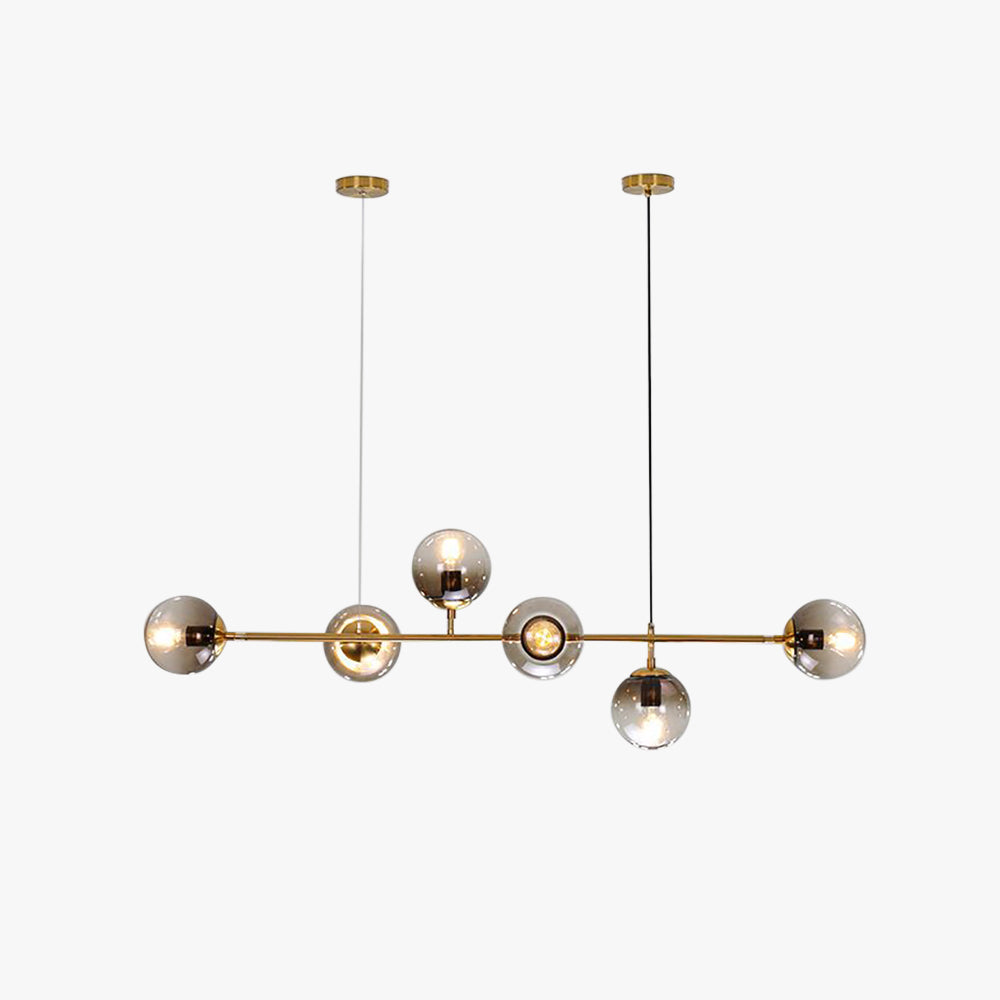 Valentina Modern Bubble Metal Glass Pendant Light