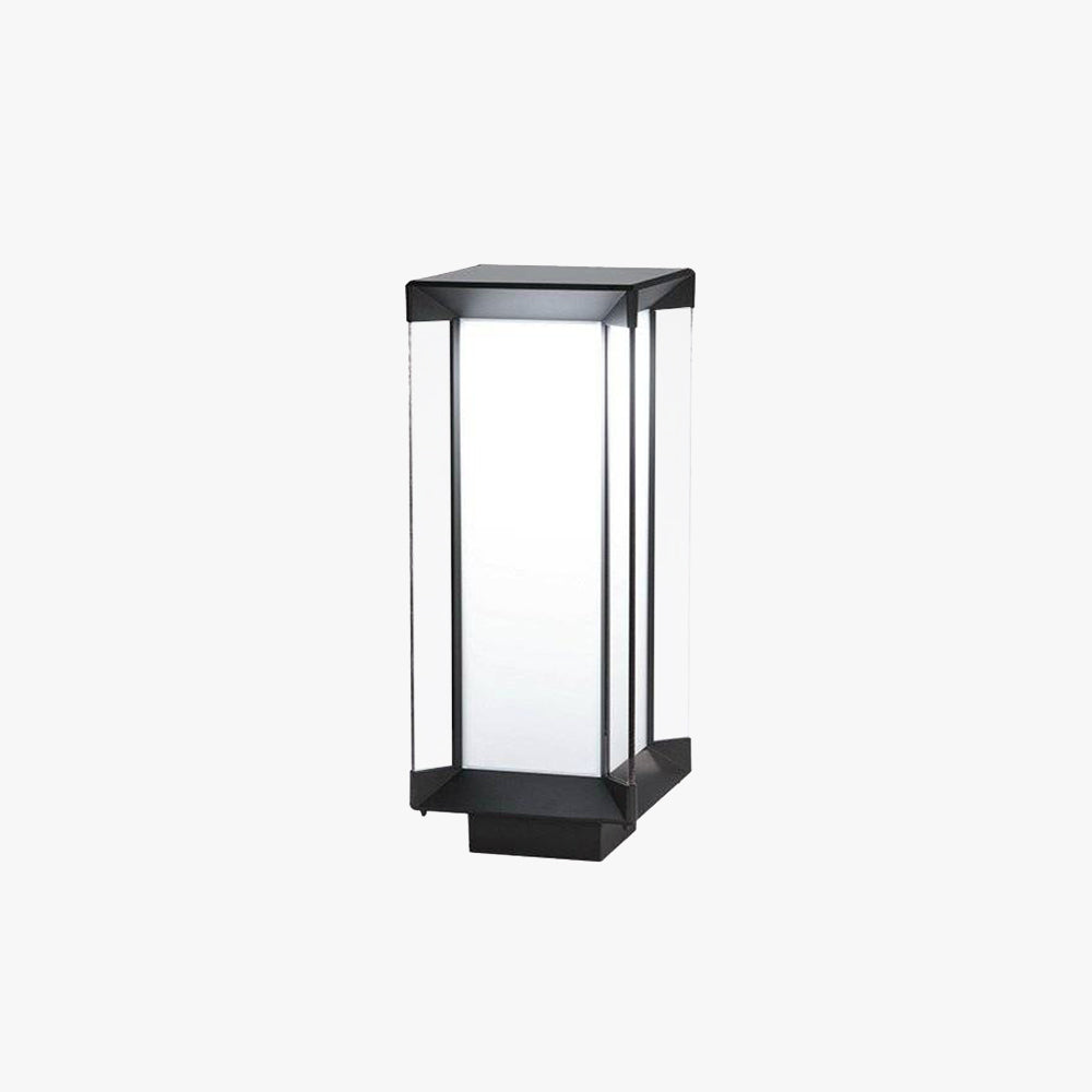 Ray Cuboid Solar RGB Metal&Glass Outdoor Floor Lamp